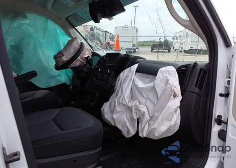 2022 Ram Promaster 1500 High Roof 136 Wb из США, поврежденный, VIN 3C6LRVBG5NE112972